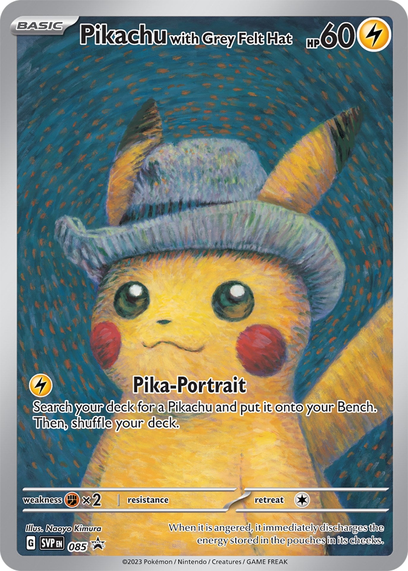 Pikachu with Grey Felt Hat (085) [SV: Scarlet & Violet Promo Cards]